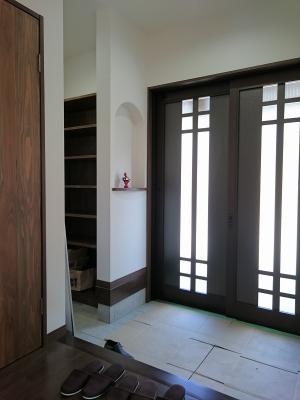 玄関と大容量のシューズクローク